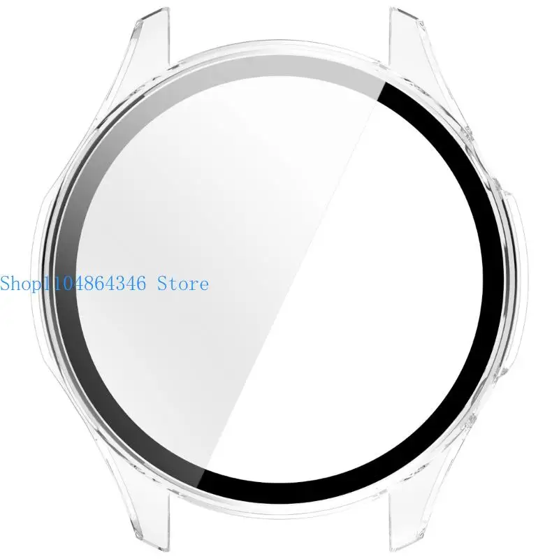 5asd Integrated Screen Protector Frame Protectios Case for Watch 5 Professional Smartwatch PC Tempered Glass Cover