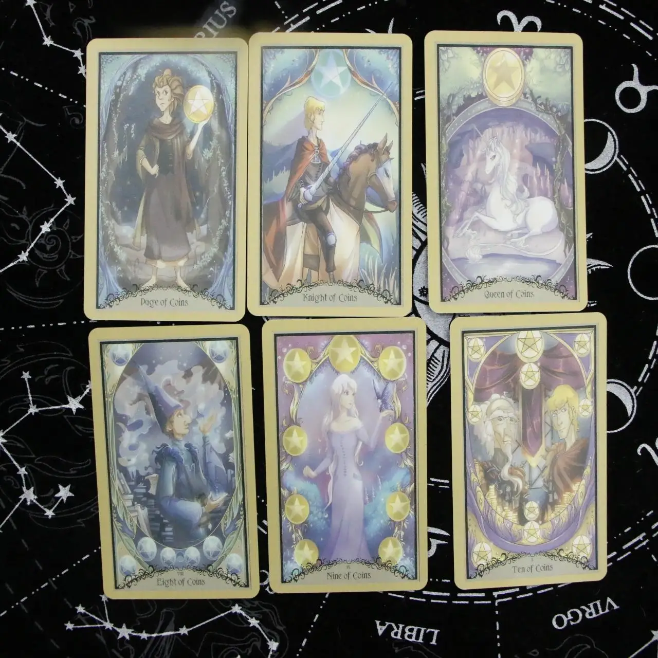 

10.3*6cm The Last Unicorn Tarot Deck 78 Pcs Tarot Cards Movie Themed