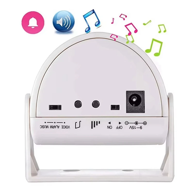 XTECH Wireless Guest Welcome Chime Alarm Door Bell 32Song PIR Motion Sensor For Shop Entry Company Security Protection Greeter