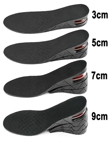 Height Increase Insole Invisible Heightening Template Air Cushion Shoe Inserts Variable Height Insoles Adjustable Cut Foot Pad