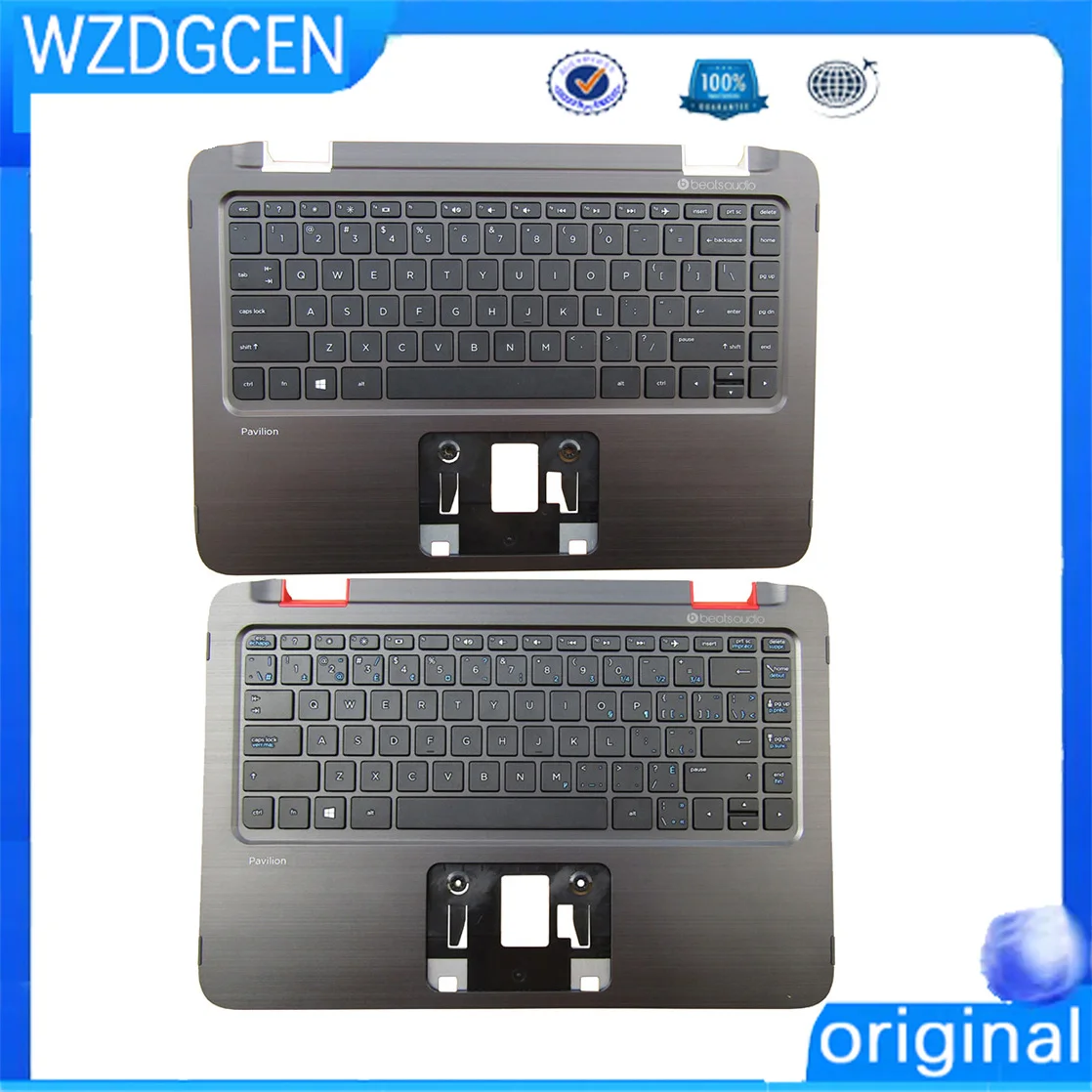 

NEW For HP Pavilion 13-A X360 13-A010NR Palmrest with US Keyboard Case 767823-001 760888-001 Cover 824620-DB1