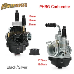 For Dellorto Carburetor 17 17.5 19 19.5 21 PHBG 2 Stroke Motorcycle Tuning Racing 50-100cc Engine Enduro Motocross Modified Part