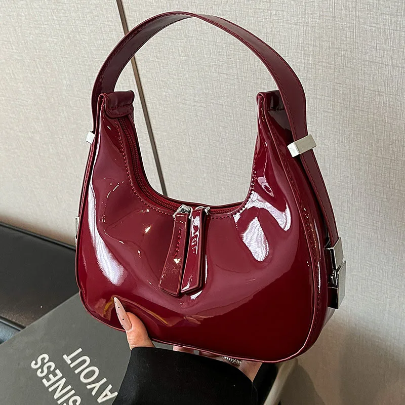 

Fashion Women Single Shoulder Bags Mini Handbag Retro Vintage Design Underarm Bag Single Shoulder Handheld Simple Crossbody Bag