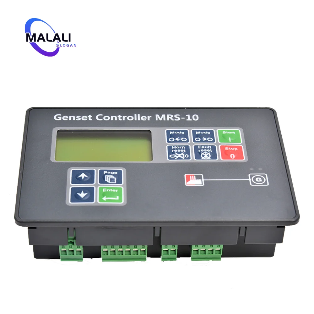 Imagem -04 - Auto Remote Start Lcd Control Protection Module Mrs10 Mrs10 Genconjunto Controller Peça do Gerador Diesel Compatível com o Original