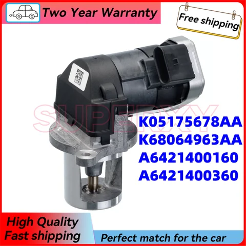 K05175678AA K68064963AA A6421400160 A6421400360 EGR Valve For CHRYSLER 300C JEEP COMMANDER GRAND CHEROKEE III 2006-2010 3.0 CRD