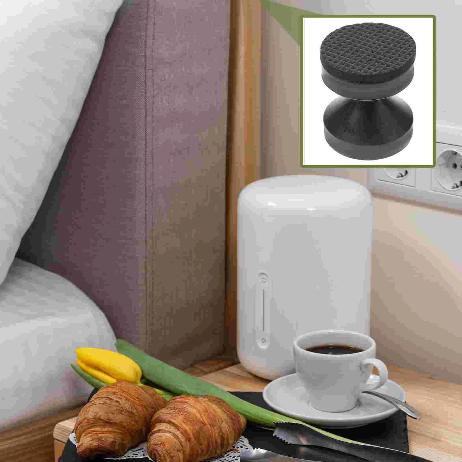 4 Pcs Furniture Fall Preventer Headboard Stabilizer Round Anti-shake Tool Adjustable Bed Frame Stoppers Plastic for