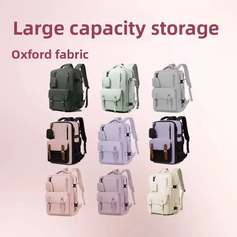 Geestock Women Carry On Backpack Travel Backpack Plane 40x30x20 Girls' School Backpack Youth Students Schoolbags Laptop Bag