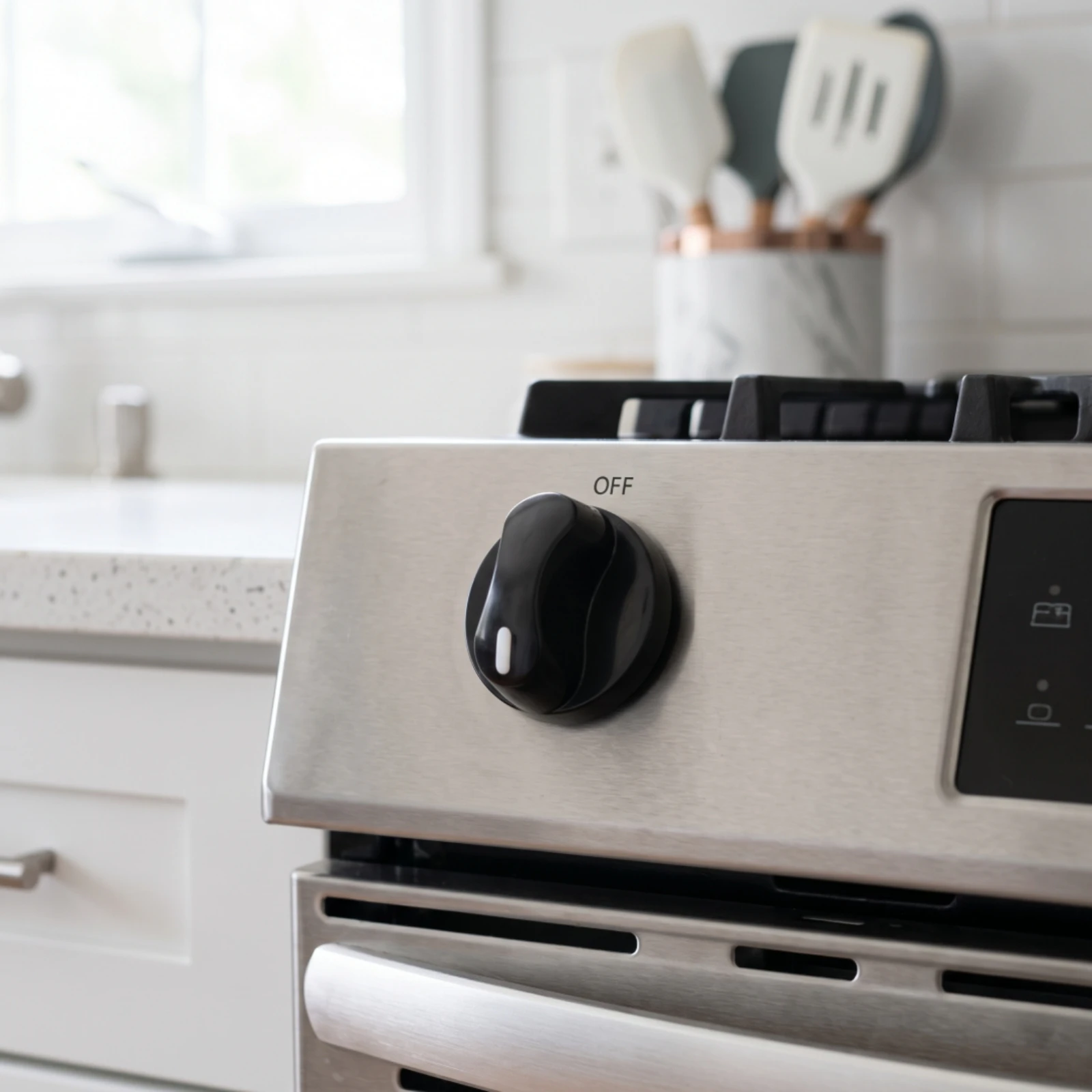 Gas Cooktop Knob Sleek Gas Cooker Knob Ergonomic Long-Lasting for Homeowners, Kitchen
