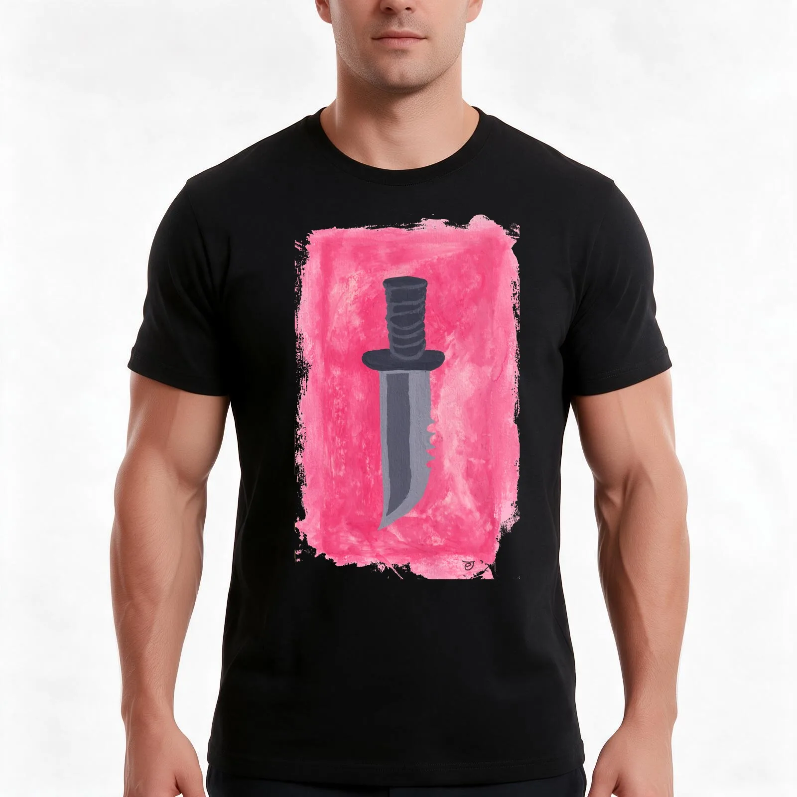 Rambo T-Shirt, Summer Casual Cotton Tee, Oversized Streetwear Tops, Vintage Graphic Print, Loose Fit Short Sleeve, 100% Cotton