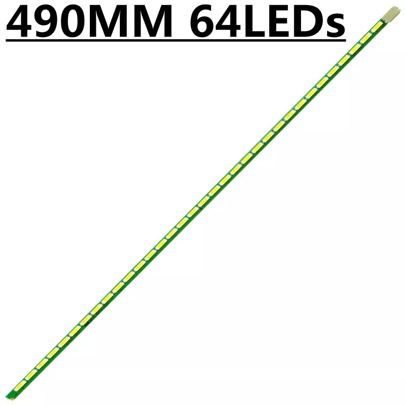 10PCS 490MM LED Backlight Strip 64lamps For 24INCH UA22ES5000 UA22F5000 UA22H5000