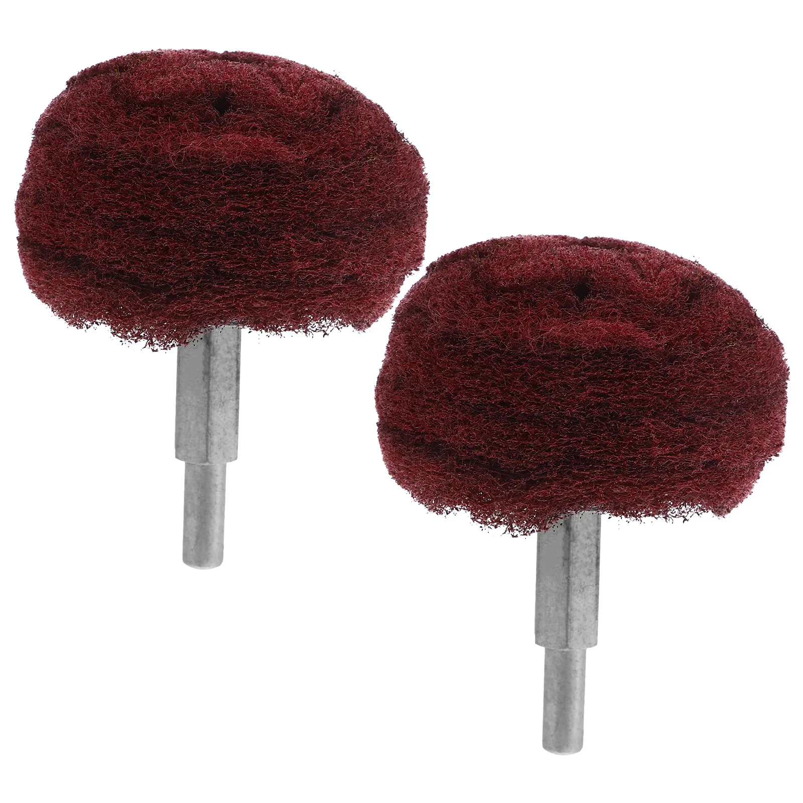 

2Pcs 6x50mm Nonwoven Polishing Wheels Buffing Pads Drill Polisher Attachment for Drill Grinder Cleaning Kit Sanding Accessories