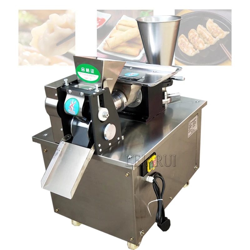Dumpling Machine Full Automatic Commercial Small Restaurant Dumpling Machine Multifunctional Curry Spring Roll Machine 220V
