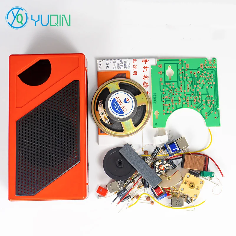 ZX921 Eight Tube Radio Assembly Kit Electronic Production Teaching Training DIY Welding Parts