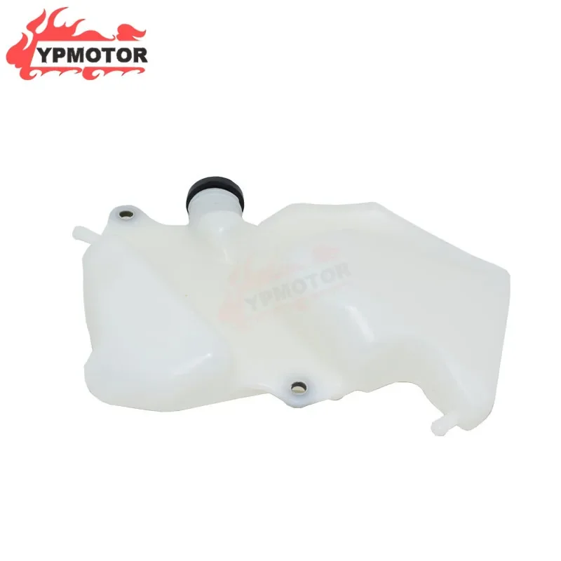 Sport Bike ABS White Radiator Water Coolant Overflow Reservoir Tank For Kawasaki Ninja ZX6R ZX-6R 2009-2012 2010 2011 09 10 12