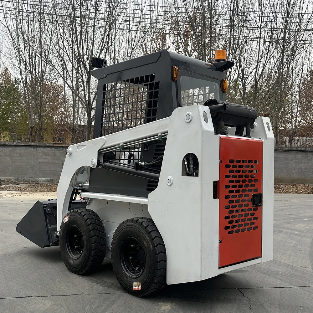 New Generation Electric Compact Loader Mini Skid Steer With 4 Functions For Eco Friendly Urban Projects And Cleaning