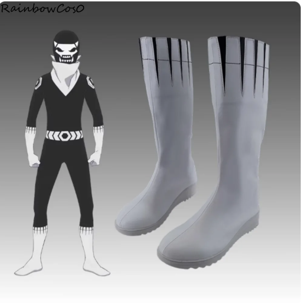 D Ranger Reject Cosplay Shoes Boots Game Anime Party Halloween RainbowCos0 W5112