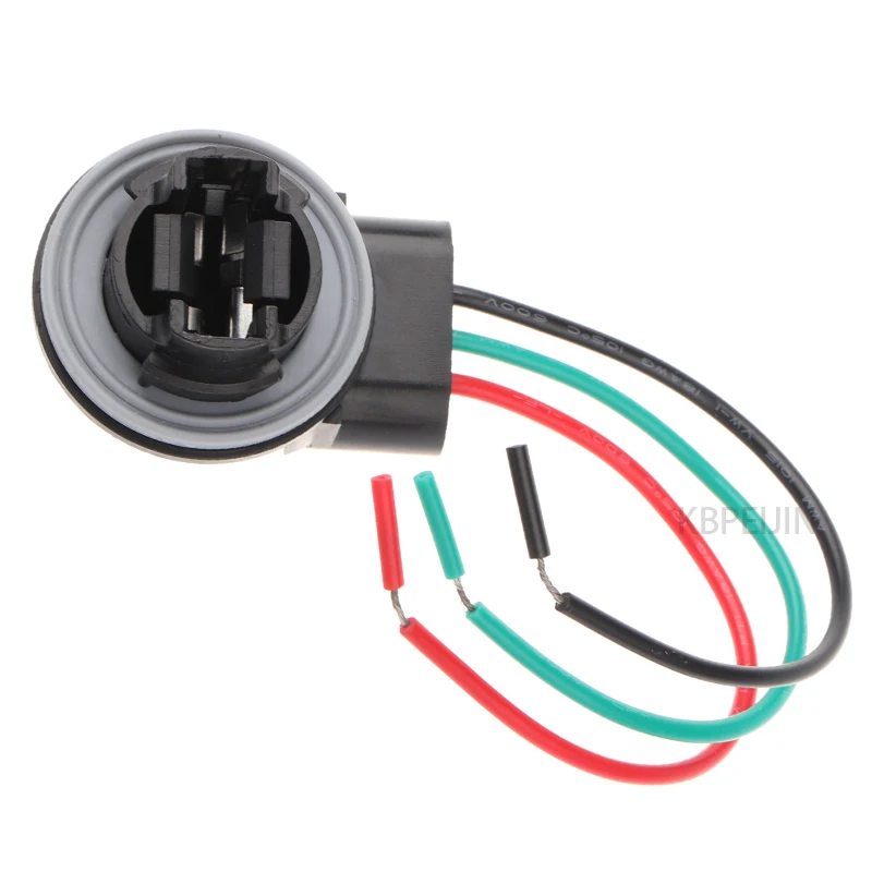 1Pcs T25 3157 Bulb Socket Cable Adapter For Ford Dodge Car Brake Lights Base Connector Accessories