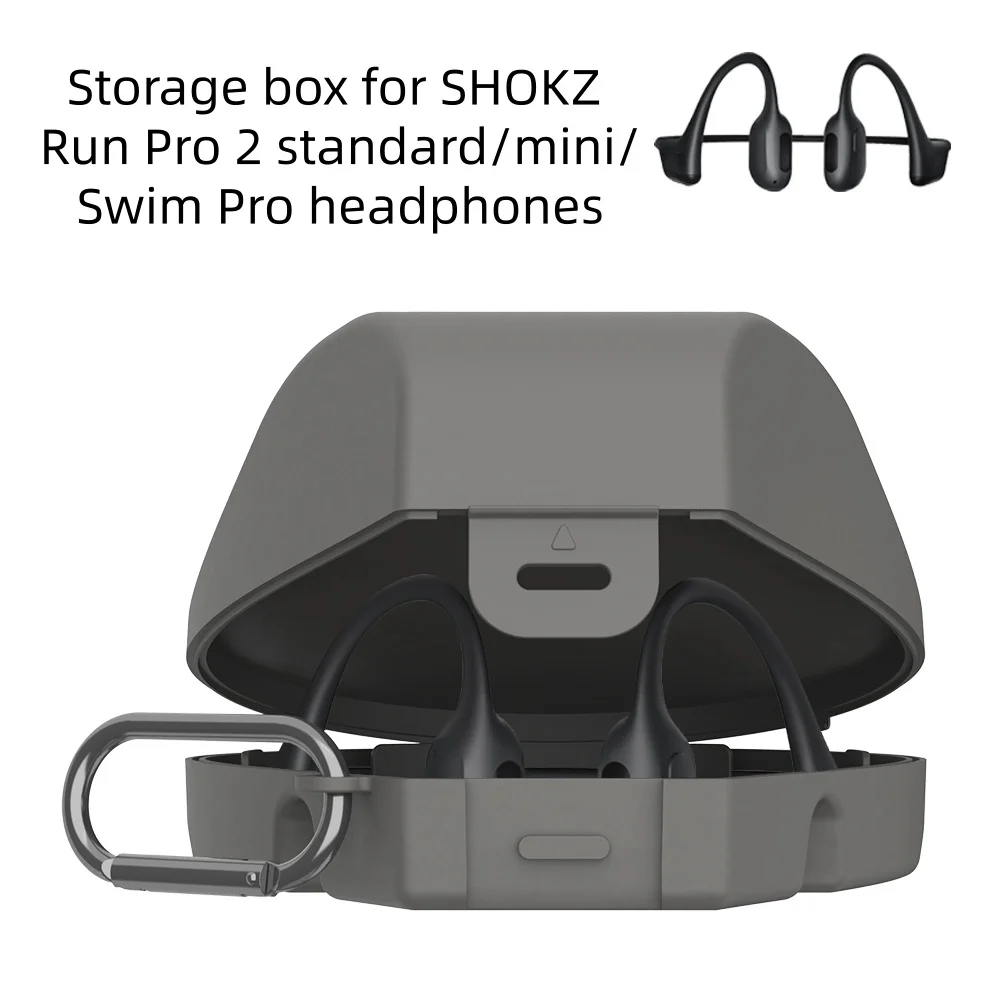Dust-proof and shock-resistant storage case for SHOKZ Run Pro 2 Standard/Mini/Swim Pro headphones