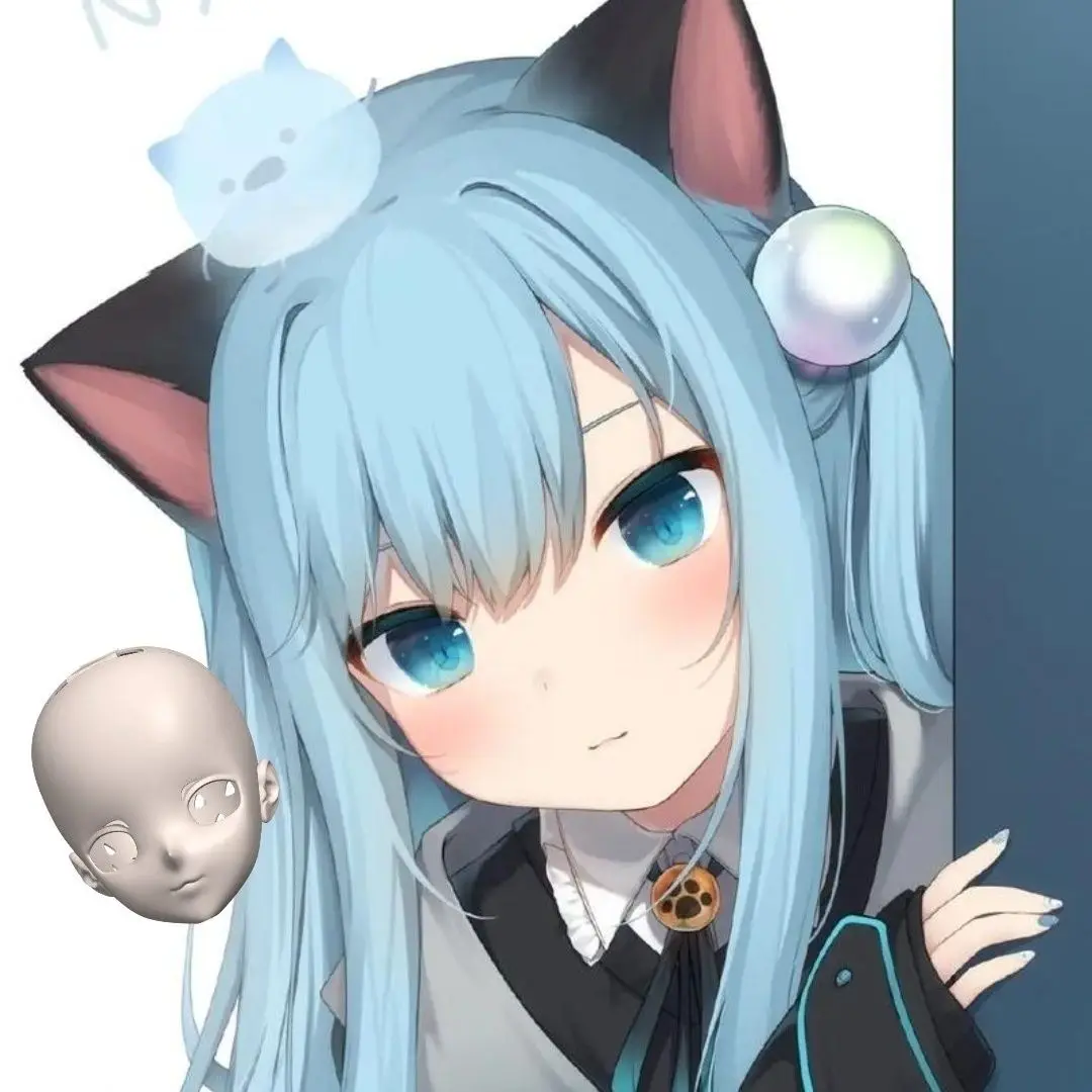 New Anime Cat Style Kigurumi Head Shell 3DPrinted Custom Head Mask Wearable Cosplay Prop for Comic Con