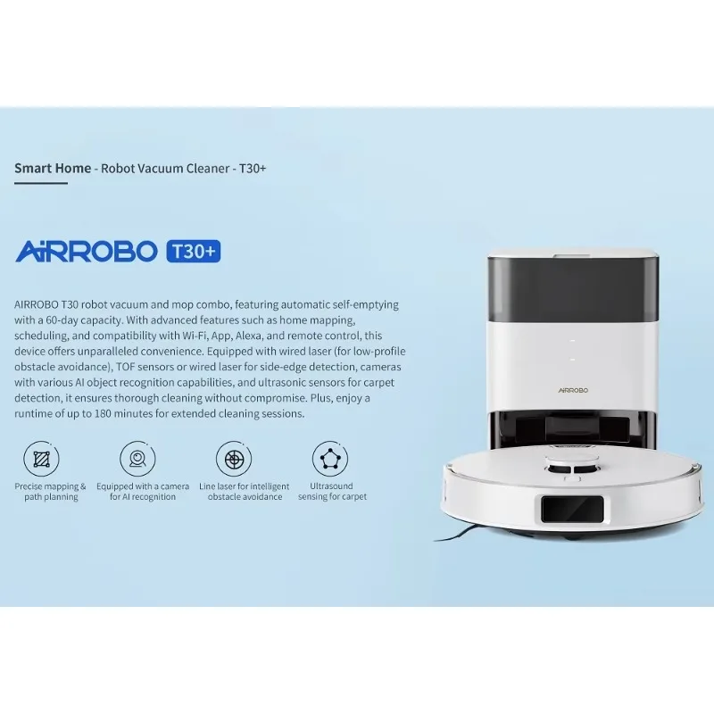 A HOT SALE  6000Pa Line  Obstacle Avoidance LDS Navigation Infrared Edge Cleaning Robot Hair Tangle Pevention Vacuum Cleane