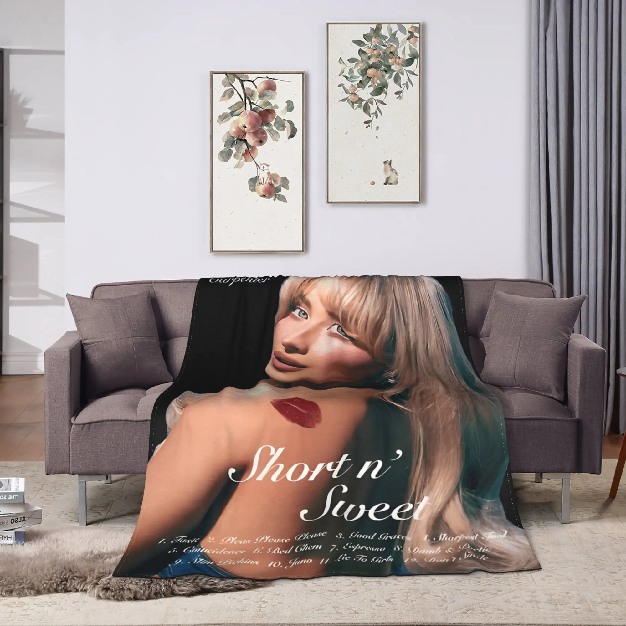 Sabrina Carpenter Espresso Vol 1 Blanket Quality Super Soft  Bedding Throws Spring Travel Office Home Decor Fluffy Bedspread