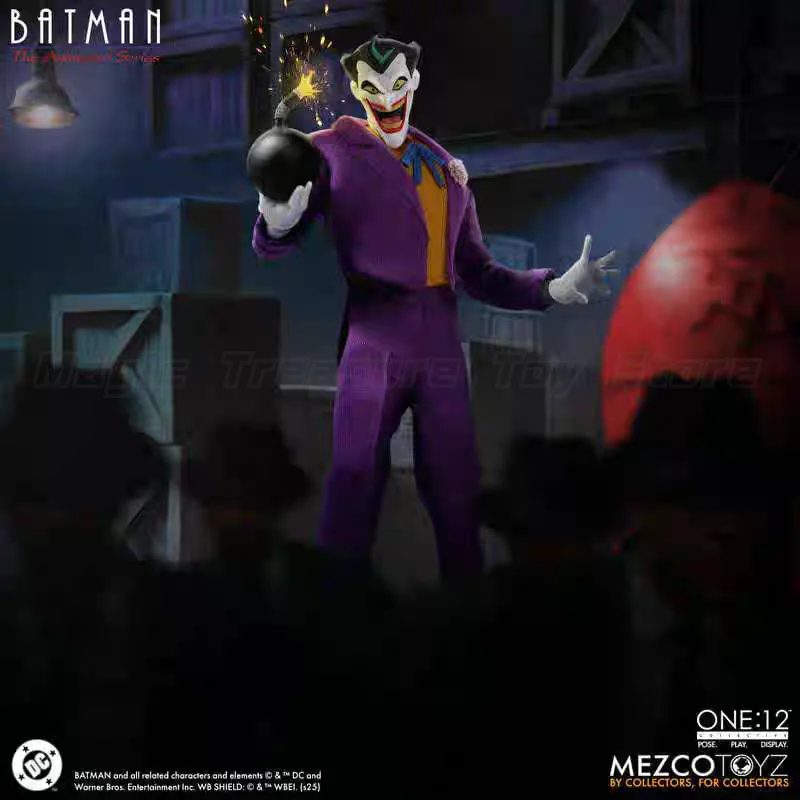 

【In Stock】Mezco ONE:12 Batman Joker Animated Version 1/12 6-inch Action