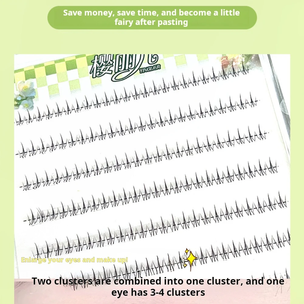 Air Lower Eyelashes 10 Row Fairy Fake Lashes Segmented Natural Under Lashes Manga Bottom Lashes Makeup Eyelash Tool Beauty