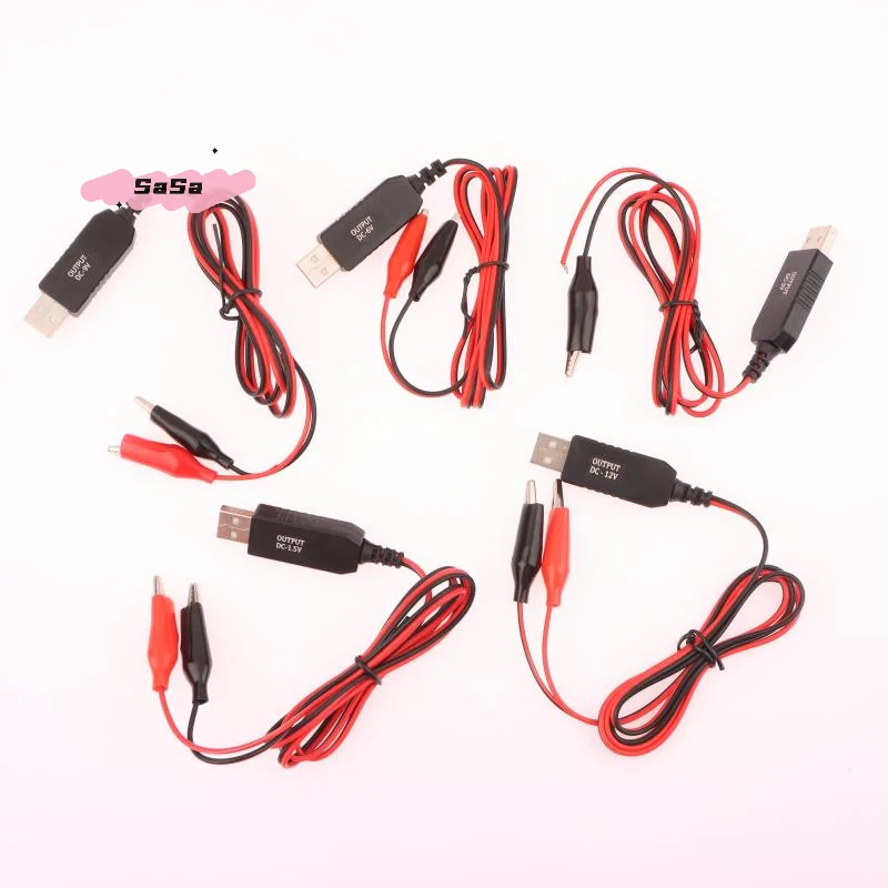 1 Stück USB 5 V auf 3 V Step-up-Spannungswandler-Stromkabel für Multimeter, Mikrofon, Spielzeug, Fernbedienung für medizinische Geräte
