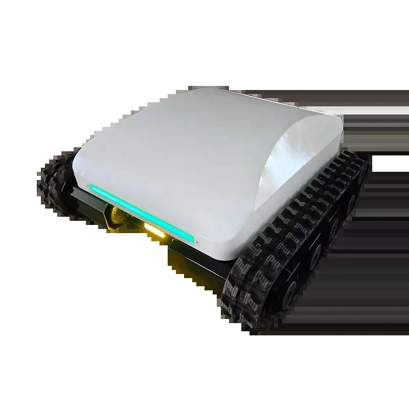 

GPS Path Planning Lithium Battery Low-Carbon Rechargeable Crawler Lawn Mower For Grass Cutting