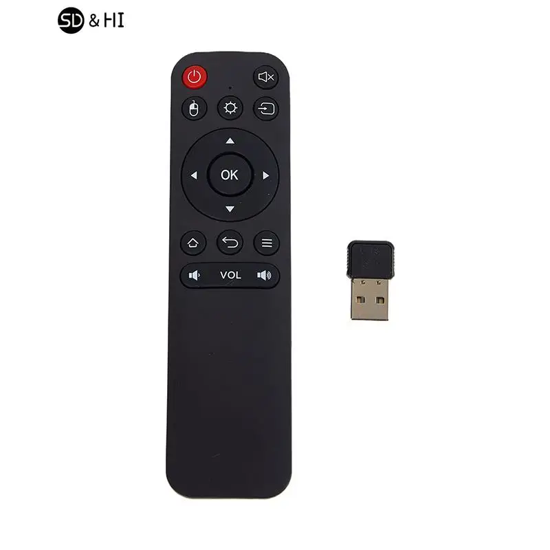 Universal 2.4G Wireless USB Receiver TV Box Remote Control Bluetooth 5.0 Wireless Air Mouse for Android smart TV Box and PC/TV