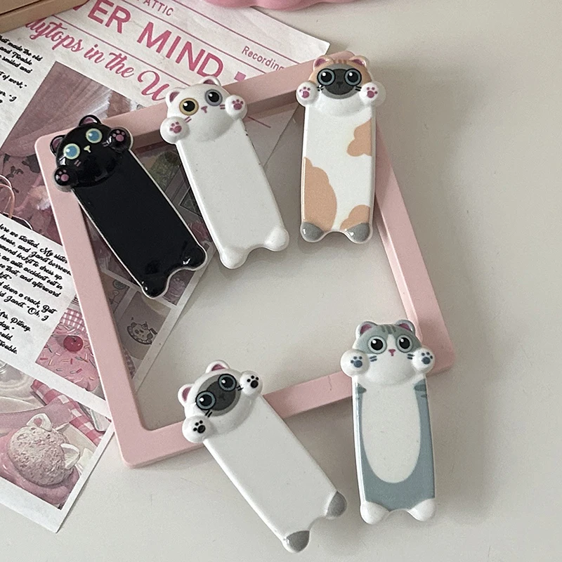 1PC Cartoon Long Strip For Holding Cat Barrettes Cute Animals Hair Clips Hairpin Side Pins Women Hair DIY Accessories