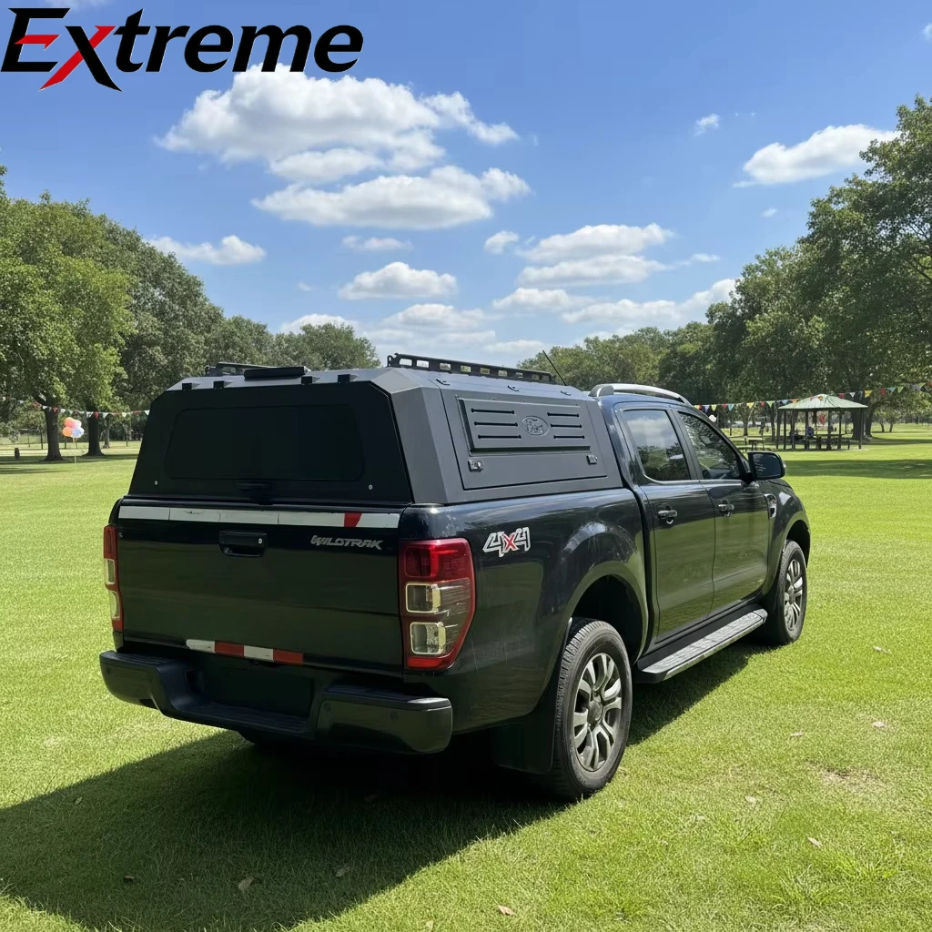 

Aluminum Alloy High Quality Locking Tailbox Hardtop Pickup Truck Canopy Topper with Two Side Sliding Windows for Ford Ranger