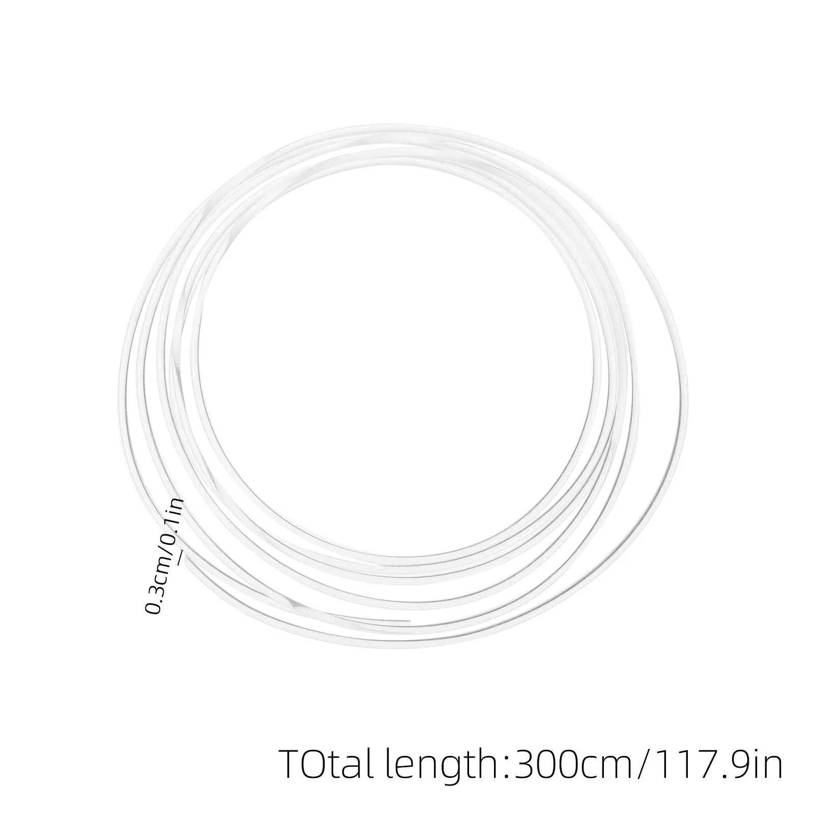 1 Roll Optical Fiber Light Guide Strip Transparent Pmma Cable Indoor Decorative Lighting Atmosphere Lighting Fiber Party Event