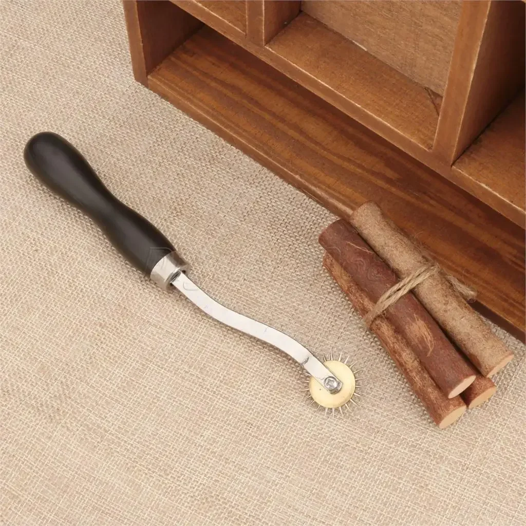 Wheel Leather Sewing Stitch Spacing Paper Craft Tool Roulette 4mm
