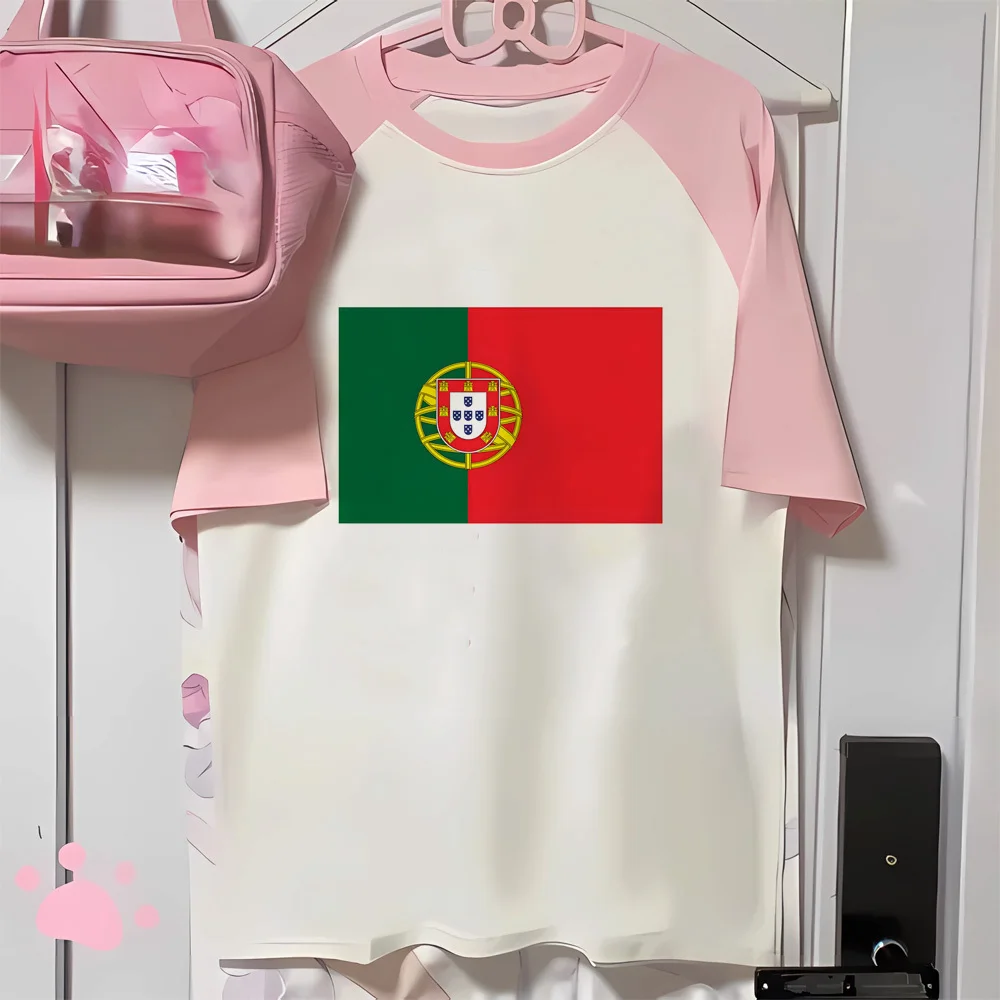 

Portugal Tee women summer manga t-shirts female comic designer 2000s clothing