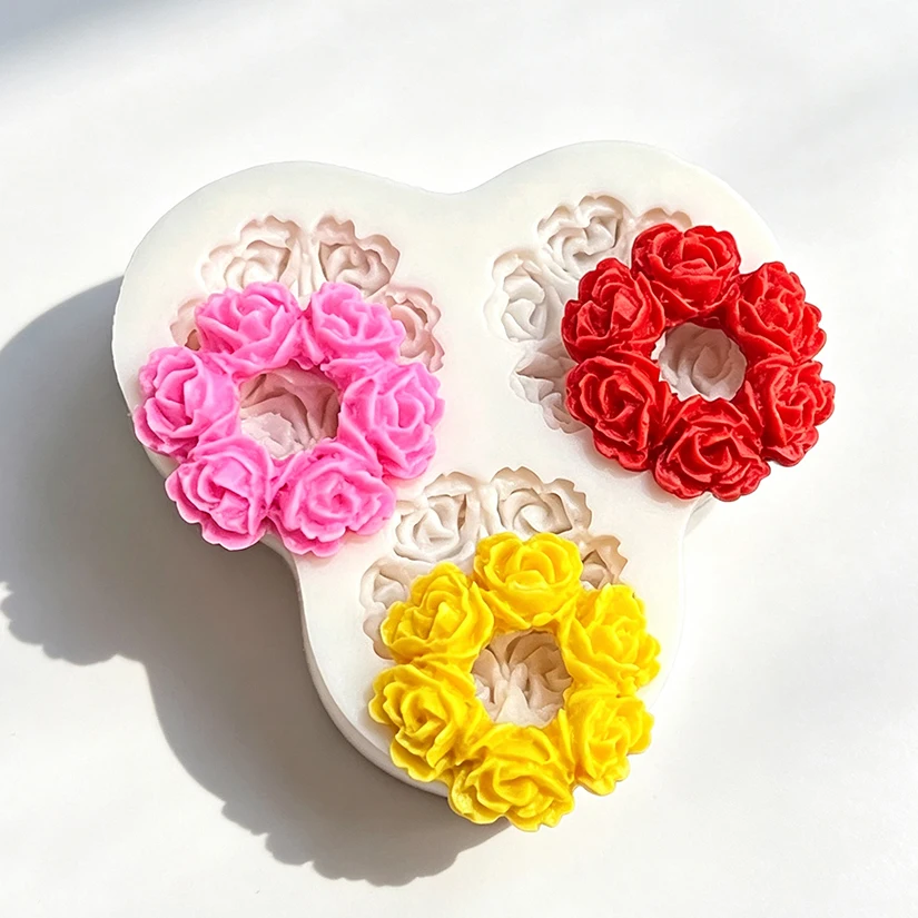 Rose Silikon Sugar Mold Schokolade Cupcake Backen Fondant Kuchen Dekorieren Werkzeuge – Detail 2