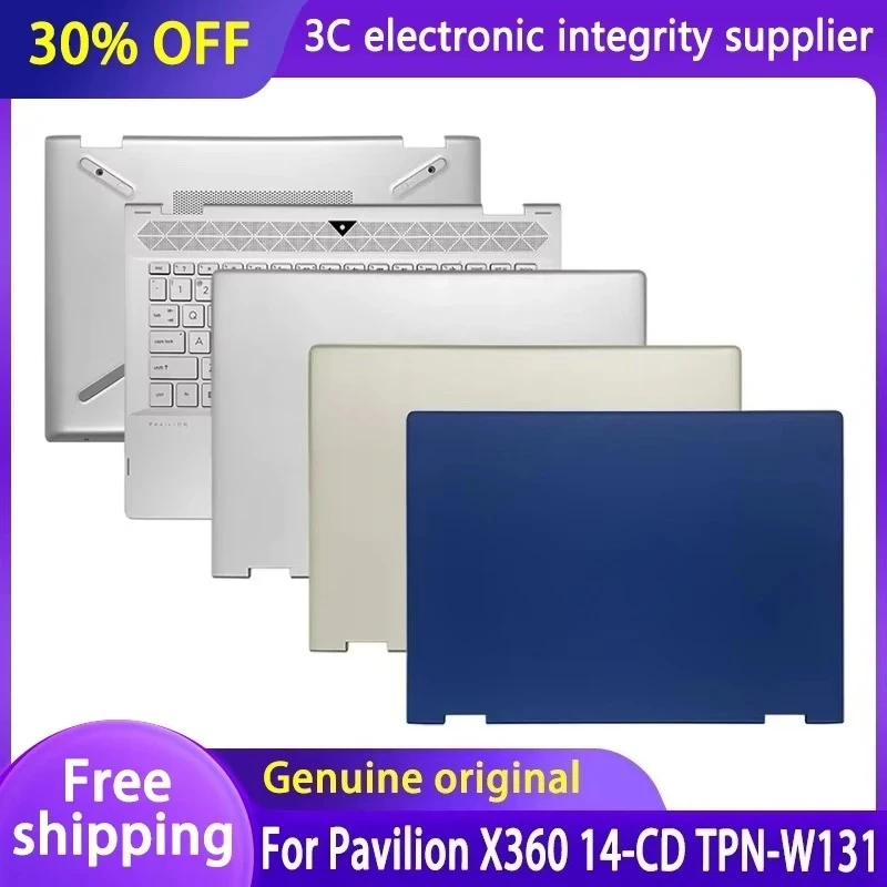 

Original NEW Laptop Case For Pavilion X360 14-CD 14-CD005NS LCD Back Cover Palmrest Keyboard Bottom Case L22287-001 L22239