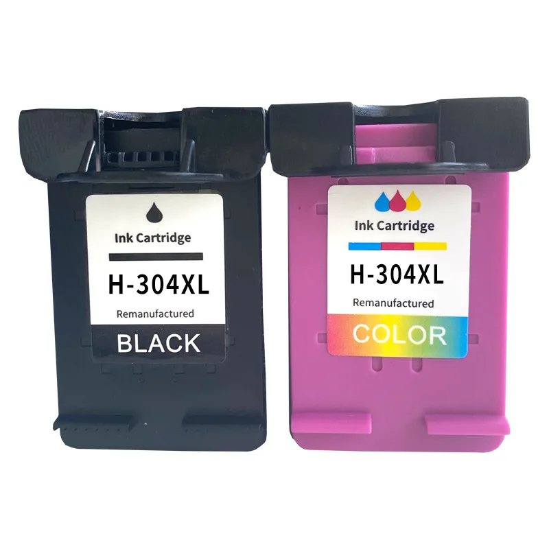 304 304XL Compatible Refillable Ink Cartridge Replacement For HP304 304XL for HP 2620 2630 2632 2633 2634 3720 3730 3732 Printe