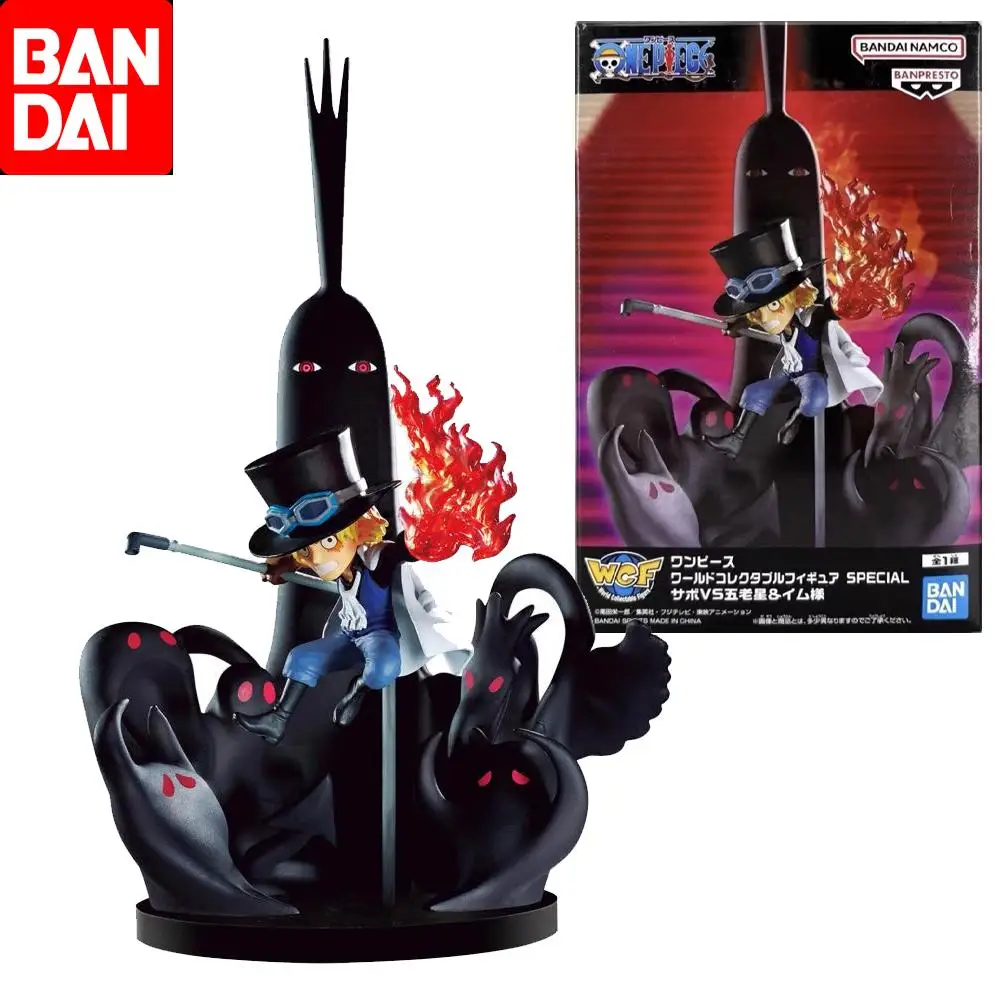 

Bandai Original Wcf One Piece Sabo Five Elders Imu Anime Action Figure Toys for Boys Girls Kids Children Birthday Gifts Model