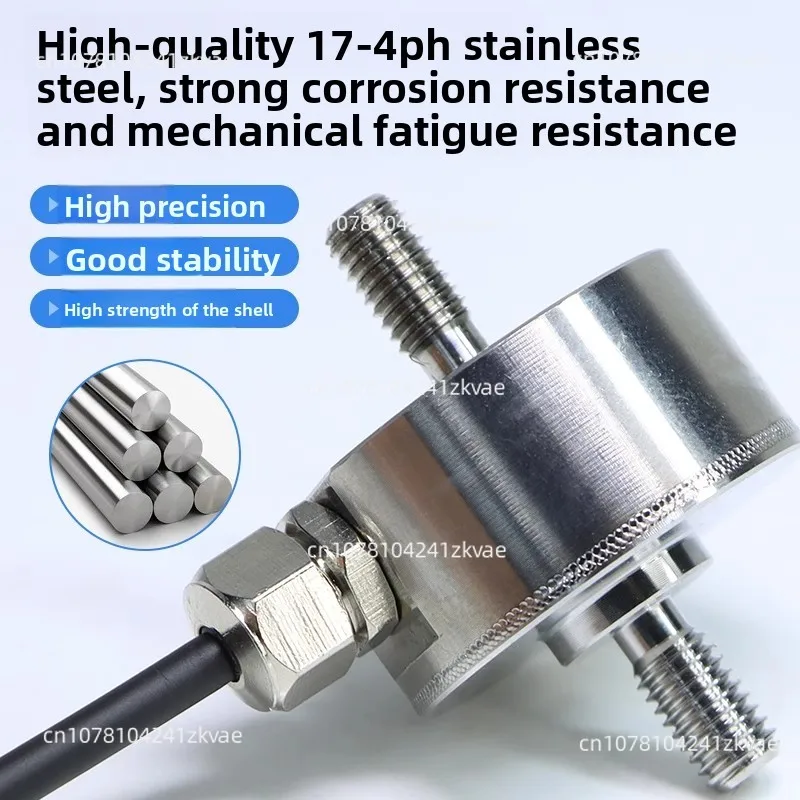 Micro-weight weighing and tensile pressure sensor, small-size automated force measuring cassette press