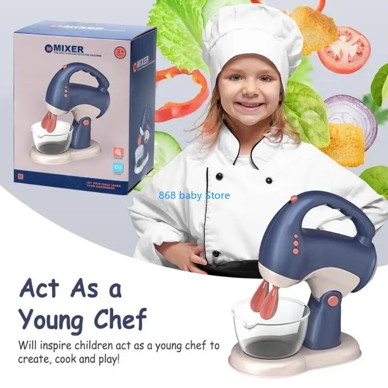 

29EE 1Set Girl’s Gift Role-Play Toy Interactive Simulation Kitchen Mixer Cooking Toy