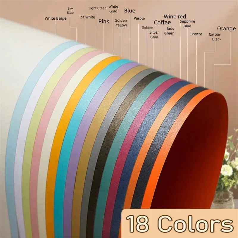 250gsm Glittery Paper Card Making Paper Metallic Color Cardstock Paper A4/A3 Shiny Card Paper Double Coloured Paper For Crafting