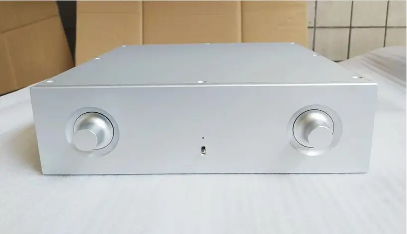 

320 DIY Full aluminum chassis preamplifier chassis silver HIFI enclosure