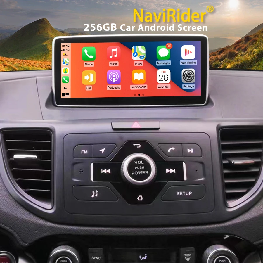 

256 ГБ 10,25 дюймов Android 14 автомобильный радиоэкран для Honda CRV CR-V 2012 2015 GPS Carplay навигация автомобильный мультимедийный плеер головное устройство