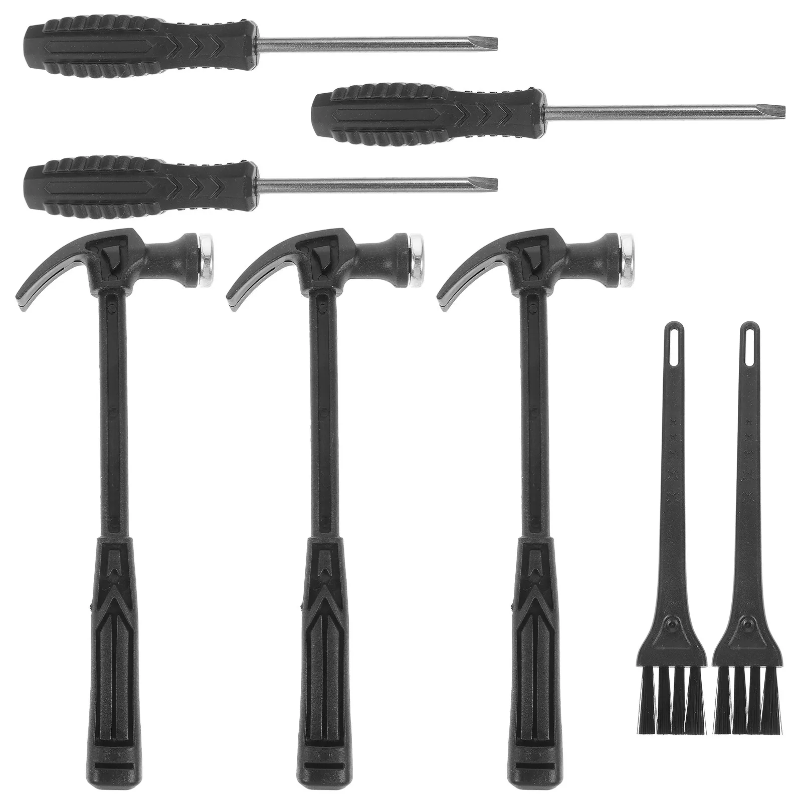 

3Sets Kids Excavation Tool Kit Plastic Hammer Chisel Brush Educational Digging Set for Hand Eye Coordination Creativity