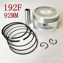 92MM PISTON RINGS PIN CLIPS KIT for 192 Gasoline ENGINE Generator Replacement Parts