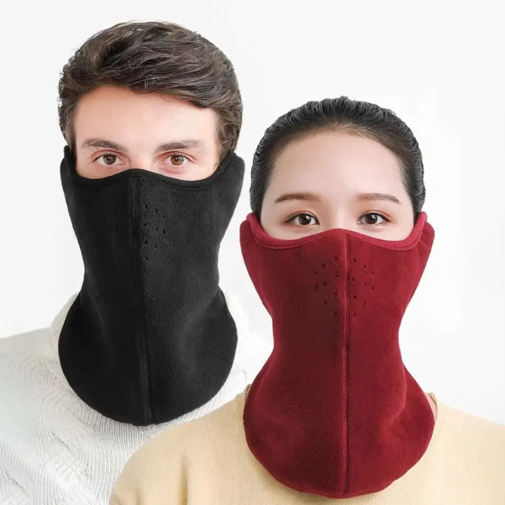 Pluizige Fleece Oorwarmer Masker Eenvoudige Thermische Sjaal Oorklep Masker Oorwarmer Winddicht Winter Masker Man