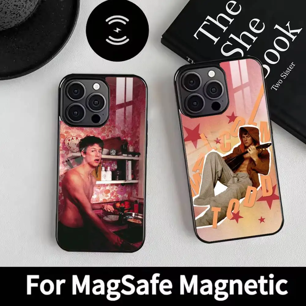 Earrings Singer M-Malcolm Todd Phone Case For iPhone 17 16 15 14 13 12 Pro Max Plus for Magsafe Wireless Magnetic Cover