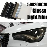 50*200cm Car Light Headlight Taillight Tint Vinyl Film Headlight Foil Sticker PVC Premium Quality Auto Lamp Film Car Accessories