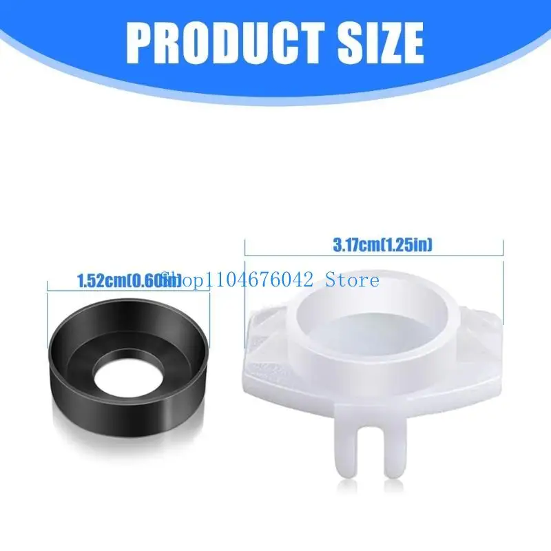 5asd 6 pz Pratico Vasche Da Bagno Beccucci Rubinetto Deviatore Cancello Tazza Guarnizione Set Riparazione Perdite Fix Parti